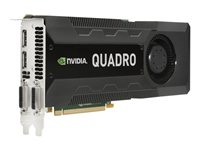 NVIDIA Quadro - Grafikkort - Quadro K5000 - 4 GB GDDR5 - PCIe 2.0 x16 - 2 x DVI, 2 x DisplayPort - för Workstation Z420, Z620, Z820 C2J95AA