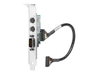 HP - Serial / PS/2 -adapteri - PCIe - sarja x 1 + PS/2 keyboard x 1 + PS/2 mouse x 1 malleihin HP Z1 G8; EliteDesk 800 G3, 80X G6, 80X G8; ProDesk 405 G6; Workstation Z1 G5, Z1 G6 1VD82AA