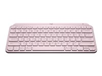 Logitech MX Keys Mini - Office - näppäimistö - taustavalaisu - Bluetooth - QWERTY - pohjoismainen (tanska/suomi/norja/ruotsi) - ruusu 920-010494