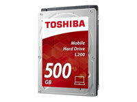 Toshiba L200 Laptop PC - Hårddisk - 500 GB - inbyggd - 2.5" - SATA 3Gb/s - 5400 rpm - buffert: 8 MB HDWK105UZSVA
