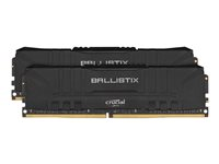 Ballistix - DDR4 - pakkaus - 16 Gt: 2 x 8 Gt - DIMM 288 nastaa - 3600 MHz / PC4-28800 - CL16 - 1.35 V - puskuroimaton - non-ECC - musta BL2K8G36C16U4B