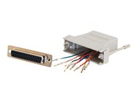 C2G - Seriell adapter - RJ-45 (hona) till DB-25 (hona) - grå 81538