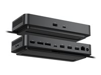 Dell Pro Smart Dock SD25 - Dockningsstation - USB-C - HDMI, 2 x DP, USB-C - 1GbE, 2.5GbE - 180 Watt - BTO - med 3 års grundläggande maskinvaruservice med avancerat byte efter fjärrdiagnos DELL-SD25
