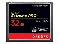 SanDisk Extreme Pro - Flash-muistikortti - 32 Gt - 1000x/1067x - CompactFlash SDCFXPS-032G-X46