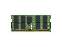 Kingston - DDR4 - moduuli - 16 Gt - SO-DIMM 260-pin - 3200 MHz / PC4-25600 - CL22 - 1.2 V - puskuroimaton - ECC malleihin HP ZBook Fury 15 G8 Mobile Workstation, 17 G8 Mobile Workstation KTH-PN432E/16G