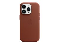 Apple - Skydd för mobiltelefon - med MagSafe - läder - umber - för iPhone 14 Pro MPPK3ZM/A