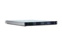 APC Smart-UPS RM 1000VA USB & Serial - UPS (kan monteras i rack) - AC 230 V - 640 watt - 1000 VA - utgångskontakter: 4 - 1U - svart - för P/N: AR3357X674, AR4024SPX432, AR9300SP, AR9300SP-R, AR9307SP, AR9307SP-R, NBWL0356A SUA1000RMI1U