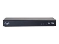 C2G 2-Port HDMI Splitter - Video/audiosplitter - 2 x HDMI - skrivbordsmodell 89036