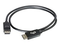 C2G 35ft DisplayPort Cable with Latches - M/M - DisplayPort -kaapeli - DisplayPort (uros) to DisplayPort (uros) - 10.66 m - lukittu - musta 54405