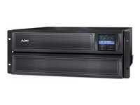 APC Smart-UPS X 2200 Rack/Tower LCD - UPS (rackmonterbar/extern) - AC 230 V - 1980 watt - 2200 VA - RS-232, USB - utgångskontakter: 12 - 4U - svart - för P/N: AR4012A, AR4017A, AR4032A, AR4038LA, NBPD0150 SMX2200HV