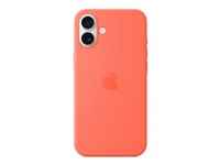 Apple - Skydd för mobiltelefon - MagSafe-kompatibilitet - silikon - orangeröd - för iPhone 16 Plus MDGT4ZM/A