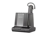HP Poly Savi 8240 Office - Savi 8200 series - headset - DECT - trådlös - USB-A via DECT-adapter - svart 8D3H4AA
